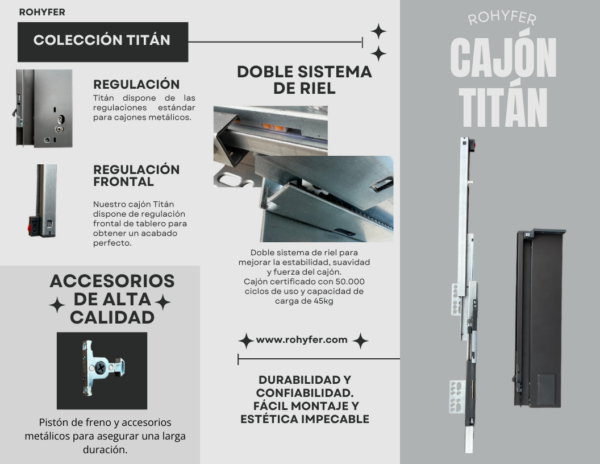 Cajón Recto Titán - Imagen 6